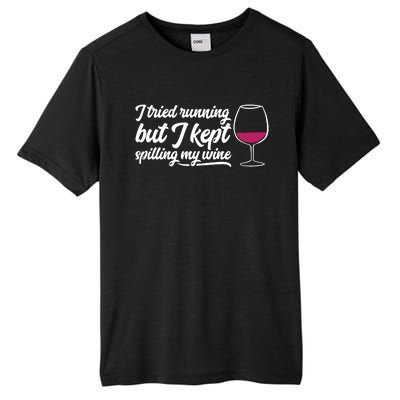 Wine Lovers Funny Humorous Quirky Tall Fusion ChromaSoft Performance T-Shirt