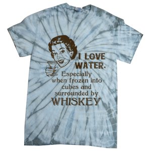 Whiskey Lovers Funny Retro Gag Gift Novelty Graphic Tie-Dye T-Shirt