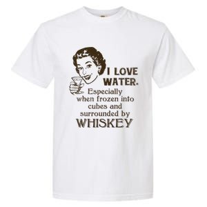 Whiskey Lovers Funny Retro Gag Gift Novelty Graphic Garment-Dyed Heavyweight T-Shirt