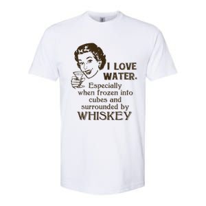 Whiskey Lovers Funny Retro Gag Gift Novelty Graphic Softstyle CVC T-Shirt