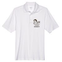 Whiskey Lovers Funny Retro Gag Gift Novelty Graphic Men's Origin Performance Pique Polo