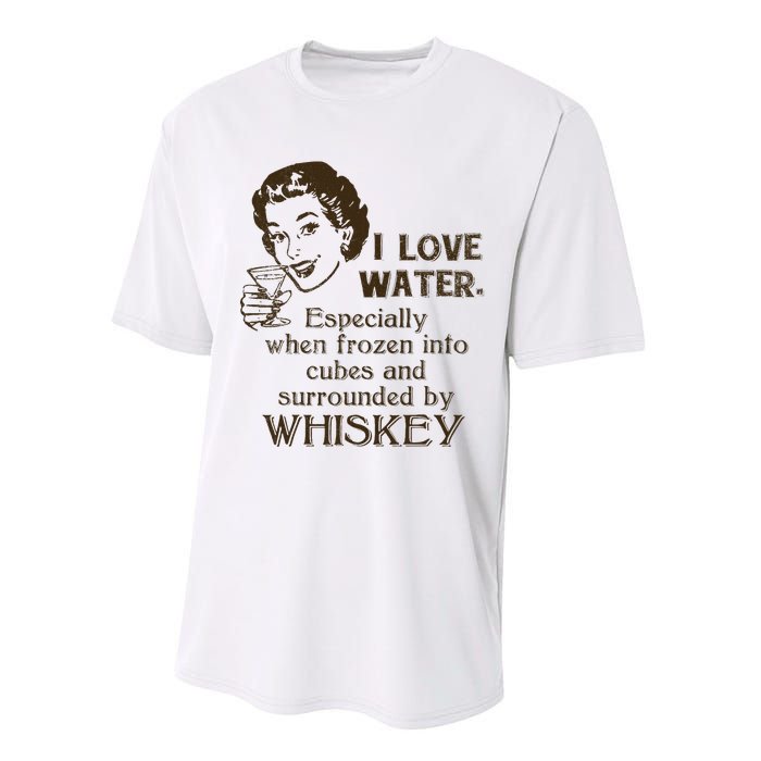 Whiskey Lovers Funny Retro Gag Gift Novelty Graphic Performance Sprint T-Shirt