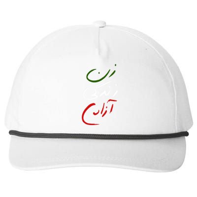 Women Life Freedom Iran Justice For Mahsa Amini Snapback Five-Panel Rope Hat