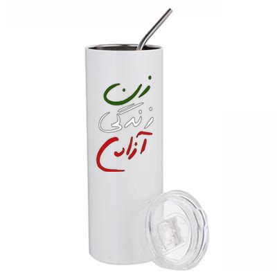 Women Life Freedom Iran Justice For Mahsa Amini Stainless Steel Tumbler