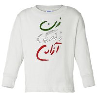 Women Life Freedom Iran Justice For Mahsa Amini Toddler Long Sleeve Shirt