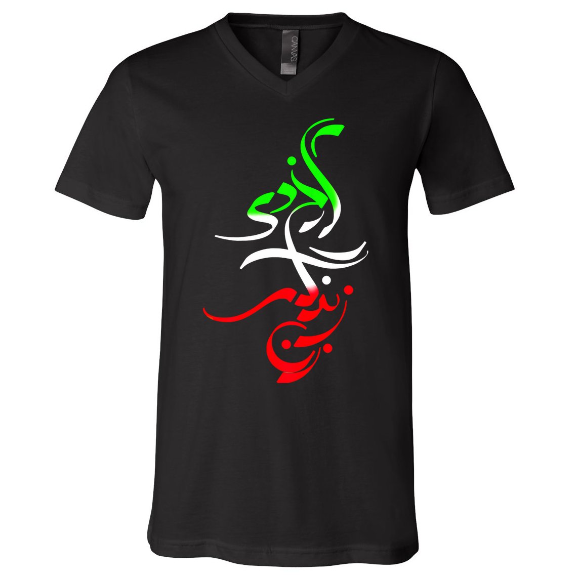 Woman Life Freedom Zan Zendegi Azadi Iran Wo V-Neck T-Shirt