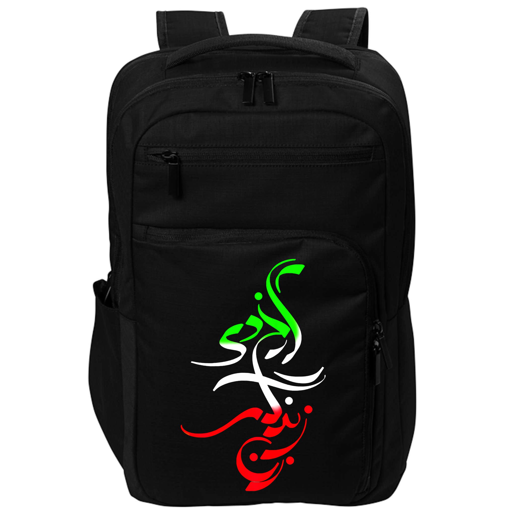 Woman Life Freedom Zan Zendegi Azadi Iran Wo Impact Tech Backpack