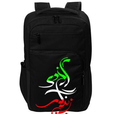 Woman Life Freedom Zan Zendegi Azadi Iran Wo Impact Tech Backpack