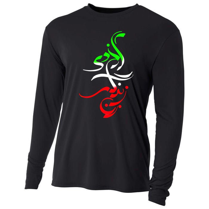 Woman Life Freedom Zan Zendegi Azadi Iran Wo Cooling Performance Long Sleeve Crew