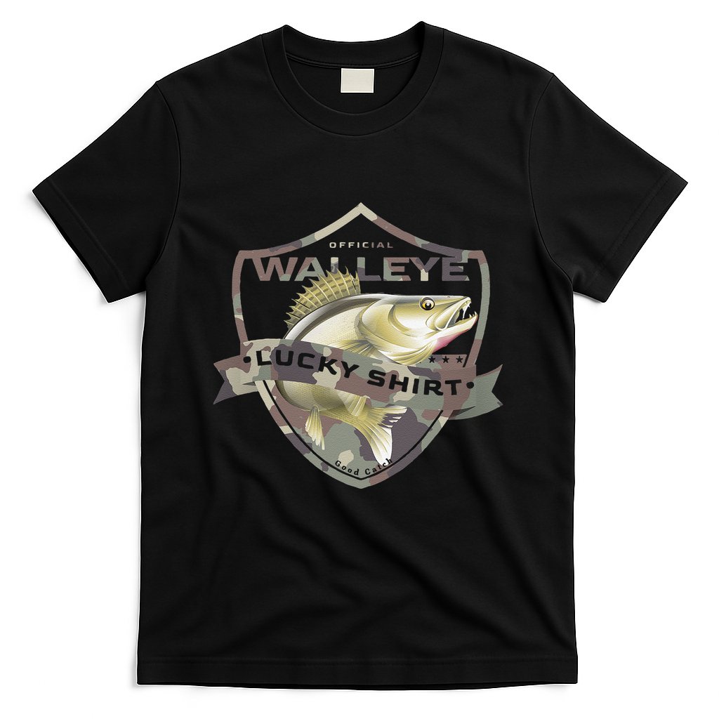Walleye Lucky Funny Accessories To Walleye Fishing T-Shirt