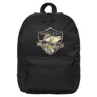 Walleye Lucky Funny Accessories To Walleye Fishing 16 in Basic Backpack