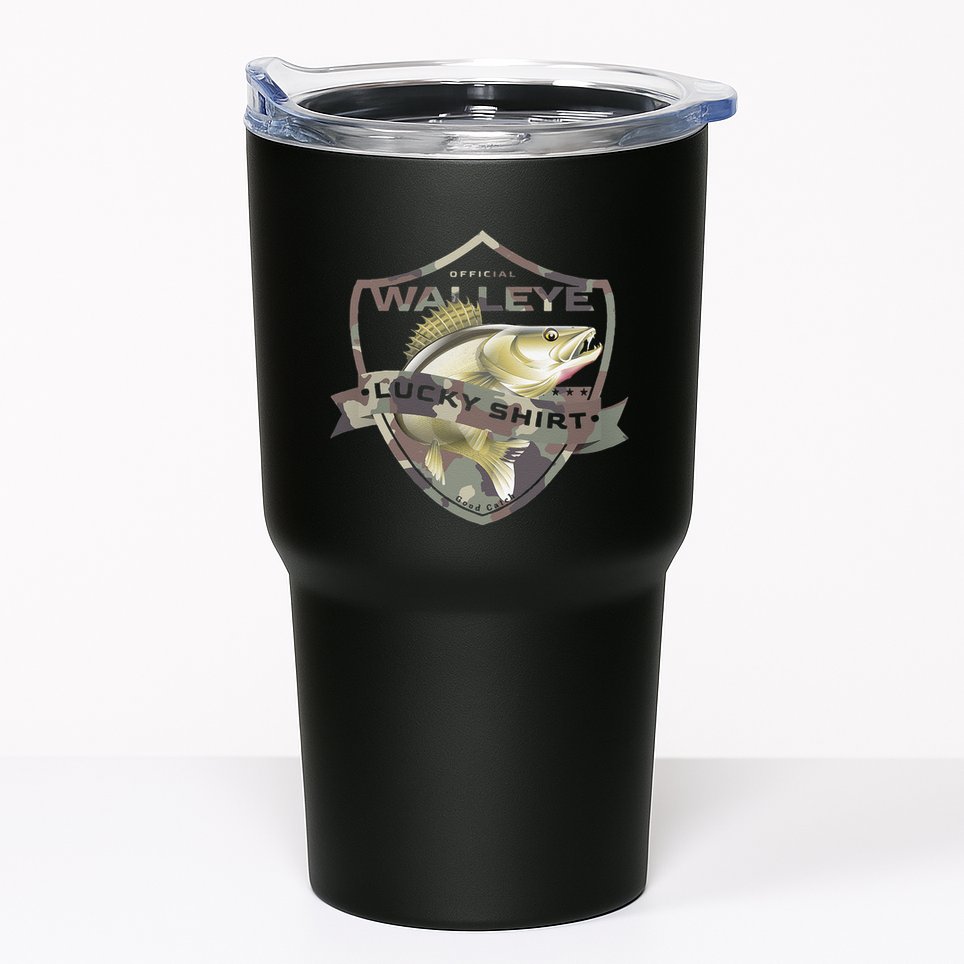 Walleye Lucky Funny Accessories To Walleye Fishing Tumbler