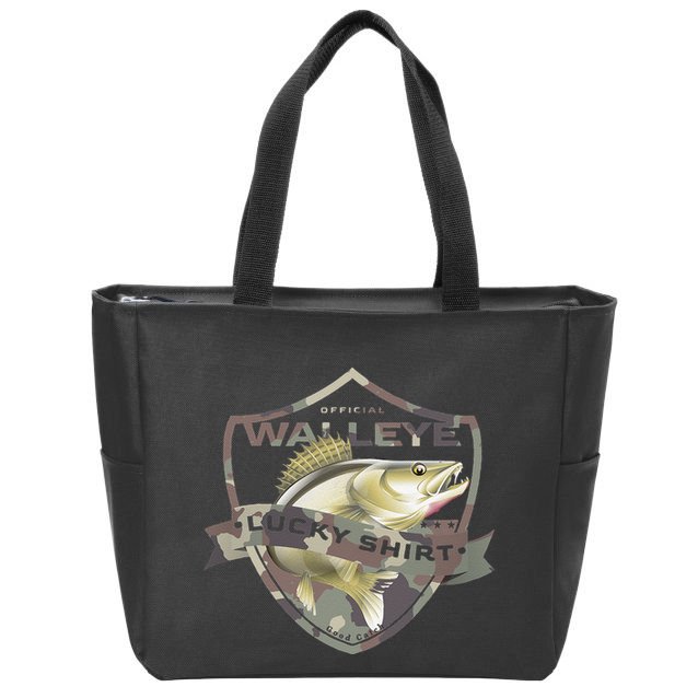 Walleye Lucky Funny Accessories To Walleye Fishing Zip Tote Bag