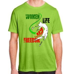 Women Life Freedom Iran Protest Adult ChromaSoft Performance T-Shirt