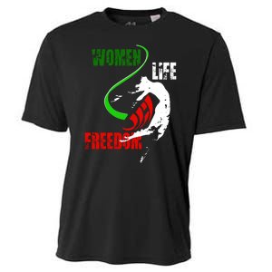 Women Life Freedom Iran Protest Cooling Performance Crew T-Shirt