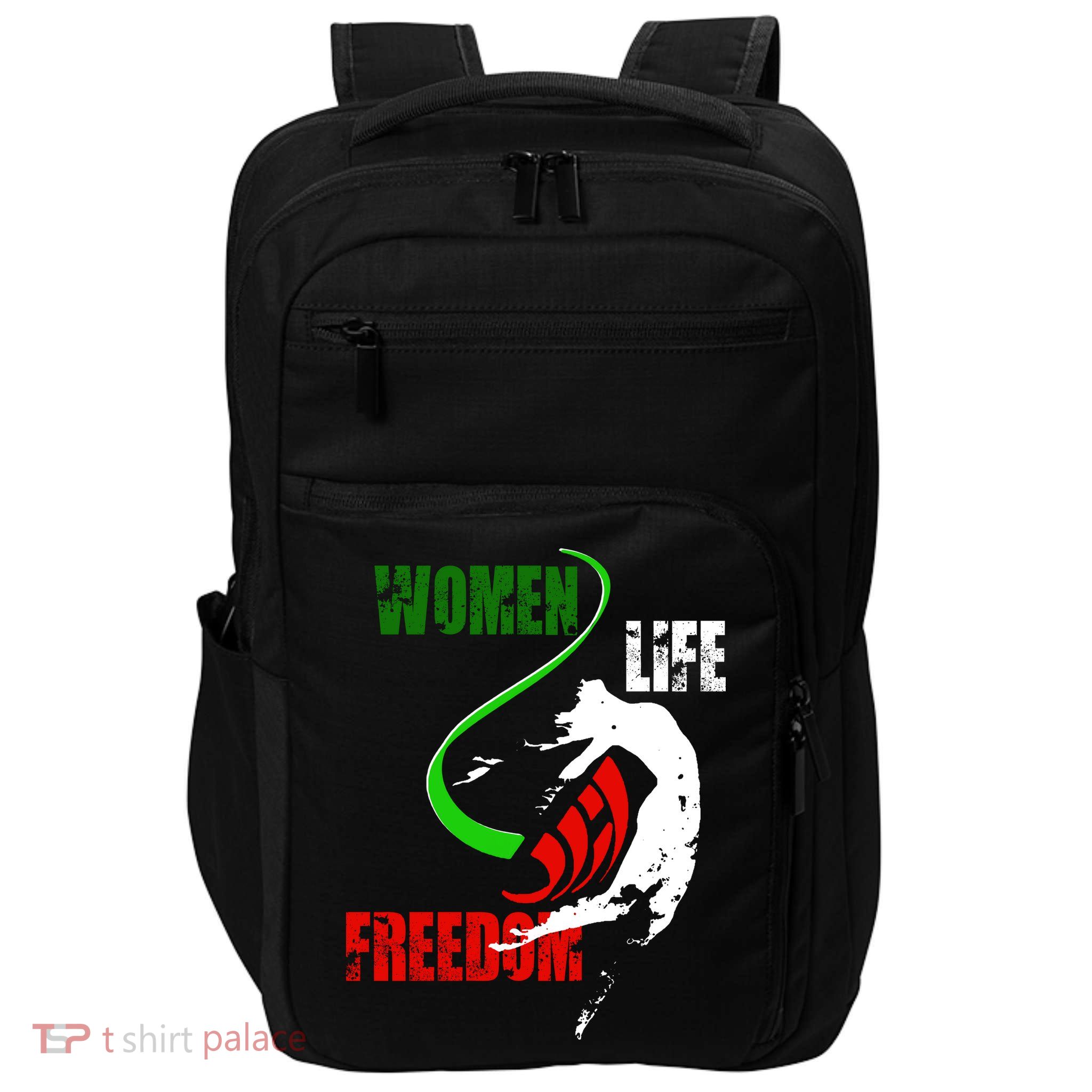 Women Life Freedom Iran Protest Impact Tech Backpack