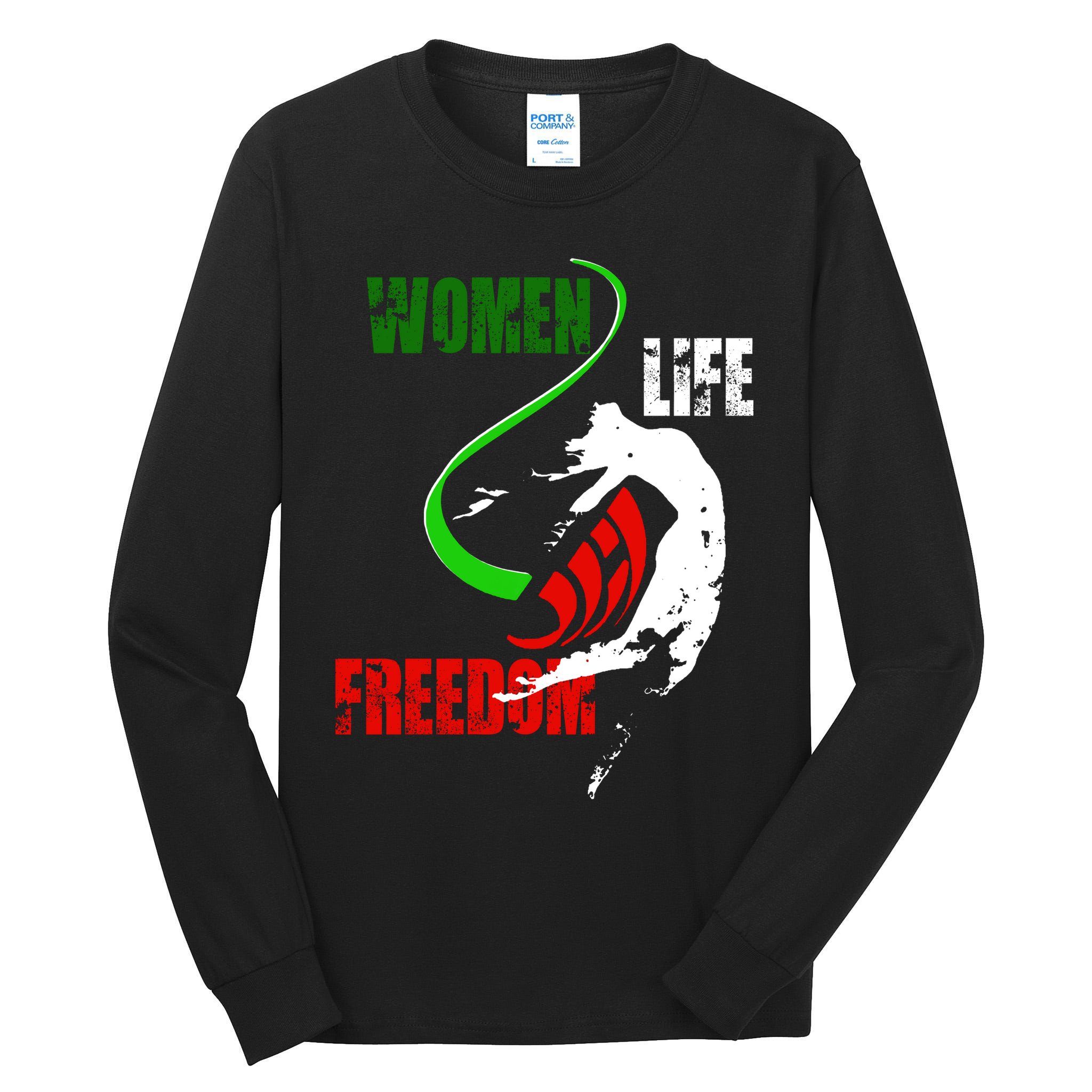 Women Life Freedom Iran Protest Tall Long Sleeve T-Shirt