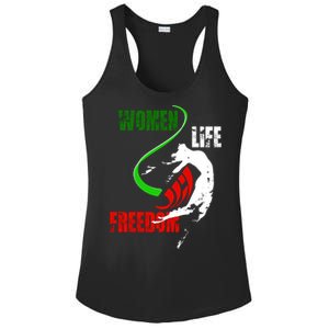 Women Life Freedom Iran Protest Ladies PosiCharge Competitor Racerback Tank