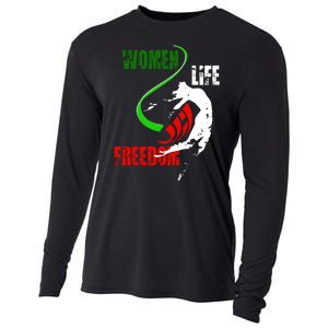 Women Life Freedom Iran Protest Cooling Performance Long Sleeve Crew