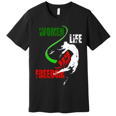 Women Life Freedom Iran Protest Premium T-Shirt