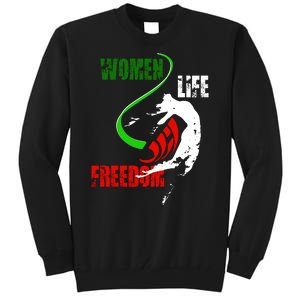 Women Life Freedom Iran Protest Tall Sweatshirt