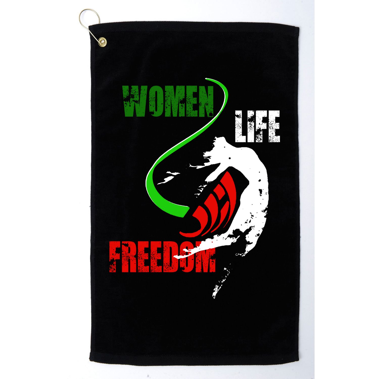 Women Life Freedom Iran Protest Golf Towel