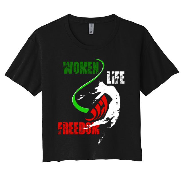 Women Life Freedom Iran Protest Crop Top