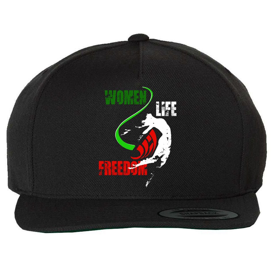 Women Life Freedom Iran Protest Wool Snapback Cap