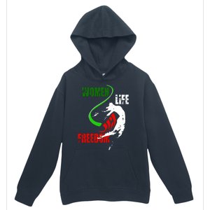 Women Life Freedom Iran Protest Urban Pullover Hoodie