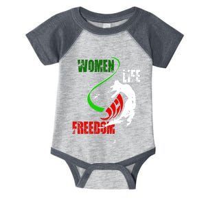 Women Life Freedom Iran Protest Infant Baby Jersey Bodysuit