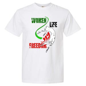 Women Life Freedom Iran Protest Garment-Dyed Heavyweight T-Shirt