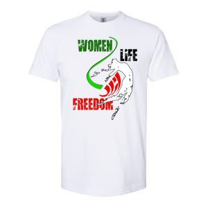 Women Life Freedom Iran Protest Softstyle CVC T-Shirt