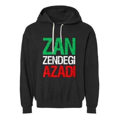 Woman Life Freedom Iran Zan Zendegi Azadi Persian Garment-Dyed Fleece Hoodie