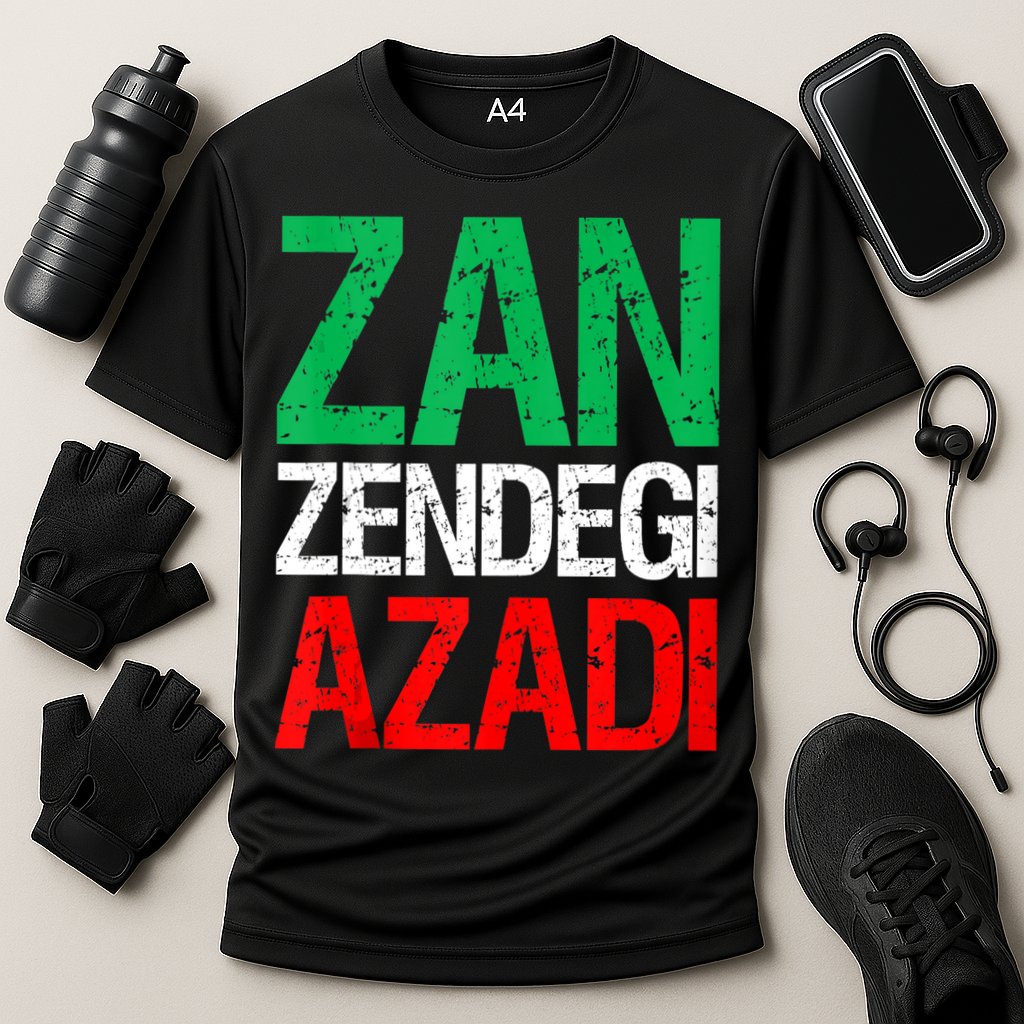 Woman Life Freedom Iran Zan Zendegi Azadi Persian Performance Shirt