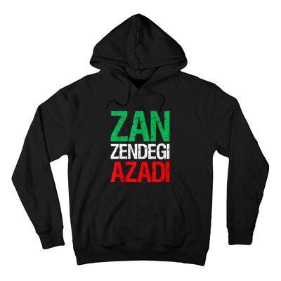 Woman Life Freedom Iran Zan Zendegi Azadi Persian Hoodie