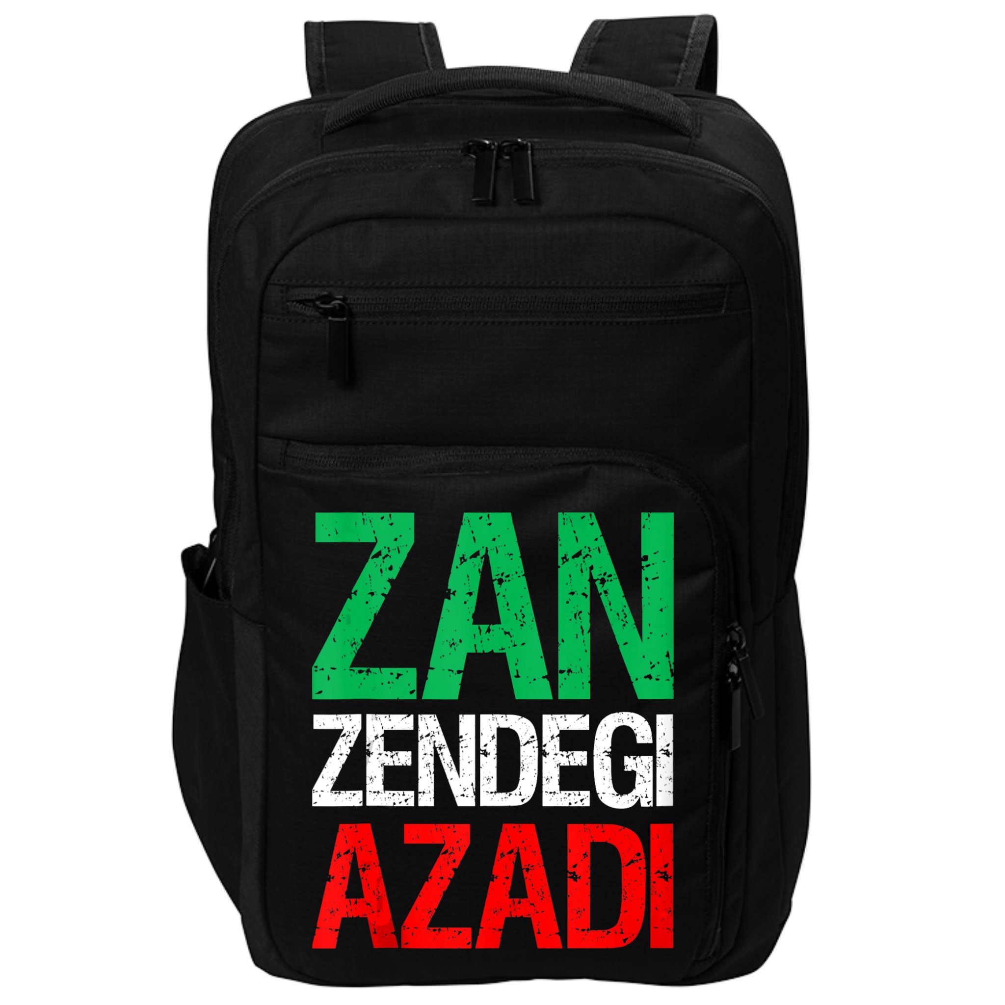 Woman Life Freedom Iran Zan Zendegi Azadi Persian Impact Tech Backpack