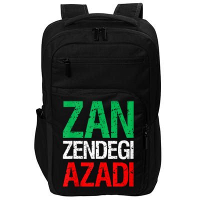 Woman Life Freedom Iran Zan Zendegi Azadi Persian Impact Tech Backpack