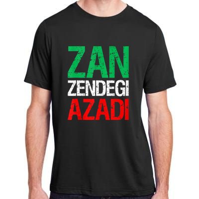 Woman Life Freedom Iran Zan Zendegi Azadi Persian Adult ChromaSoft Performance T-Shirt