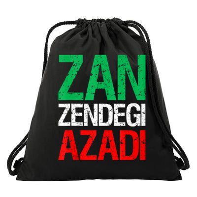 Woman Life Freedom Iran Zan Zendegi Azadi Persian Drawstring Bag