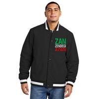 Woman Life Freedom Iran Zan Zendegi Azadi Persian Insulated Varsity Jacket