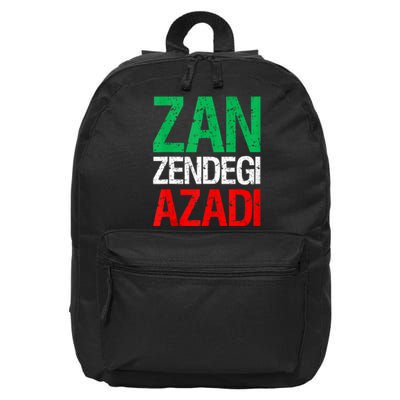 Woman Life Freedom Iran Zan Zendegi Azadi Persian 16 in Basic Backpack