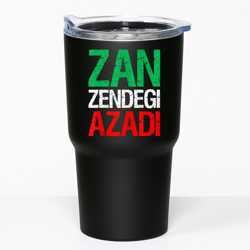 Woman Life Freedom Iran Zan Zendegi Azadi Persian Tumbler