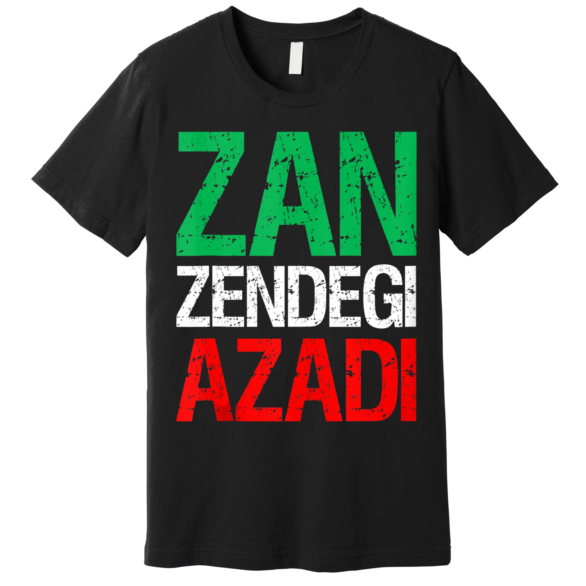 Woman Life Freedom Iran Zan Zendegi Azadi Persian Premium T-Shirt