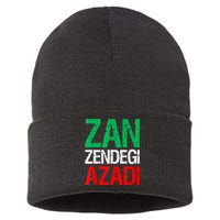 Woman Life Freedom Iran Zan Zendegi Azadi Persian Sustainable Knit Beanie