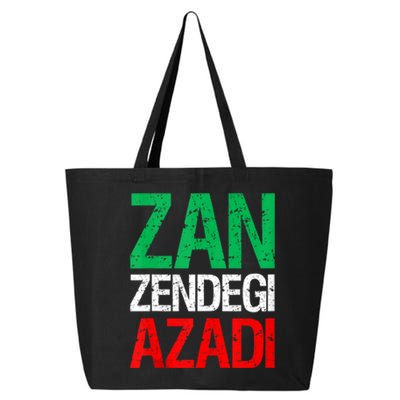 Woman Life Freedom Iran Zan Zendegi Azadi Persian 25L Jumbo Tote