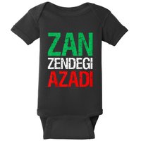 Woman Life Freedom Iran Zan Zendegi Azadi Persian Baby Bodysuit