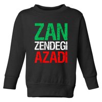 Woman Life Freedom Iran Zan Zendegi Azadi Persian Toddler Sweatshirt