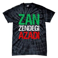 Woman Life Freedom Iran Zan Zendegi Azadi Persian Tie-Dye T-Shirt