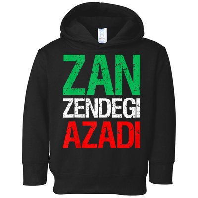 Woman Life Freedom Iran Zan Zendegi Azadi Persian Toddler Hoodie