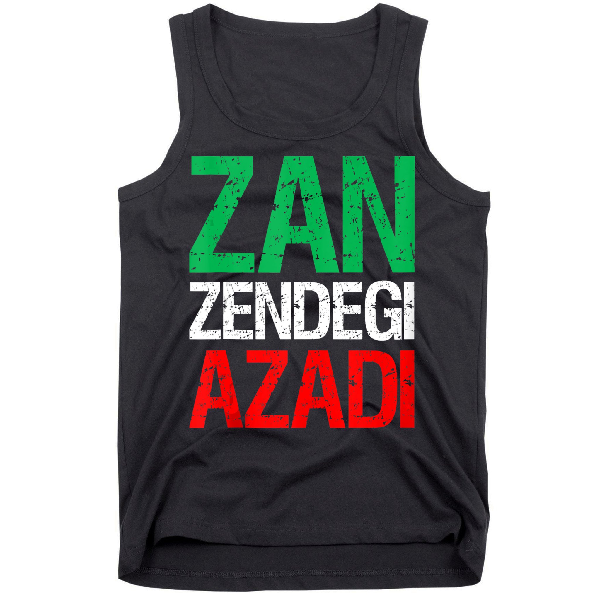 Woman Life Freedom Iran Zan Zendegi Azadi Persian Tank Top
